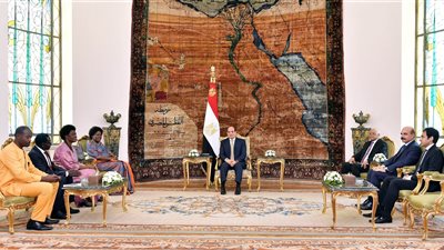 السيسى يبحث مع رئيسة البرلمان الأوغندي تعزيز العلاقات الثنائية على كافة الأصعدة