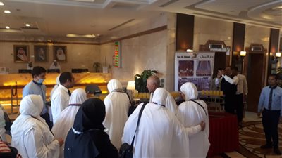 انطلاق ثانى أفواج حجيج الجمعيات الأهلية متوجها للمدينة المنورة