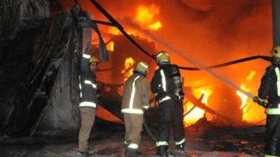 حريق هائل في فندق 