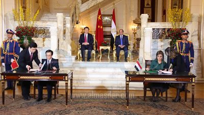 سحر نصر توقع مع وزير التجارة الصيني اتفاقية التعاون الاقتصادي بين البلدين