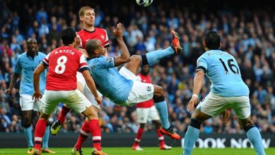 مانشستر سيتي بطلا لكأس رابطة المحترفين بثلاثية نظيفة في شباك آرسنال