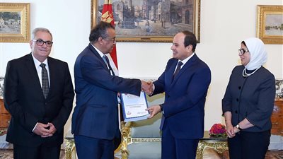 مدير منظمة الصحة العالمية يشيد بجهود مصر في مجال الرعاية الصحية