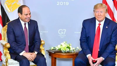 السيسي يبحث مع ترامب القضايا الإقليمية والدولية ذات الاهتمام المشترك