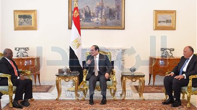 الرئيس يبحث مع إبراهيم جمباري سبل تعزيز قيم الديمقراطية في إفريقيا