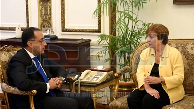 رئيس الوزراء يستقبل «جورجيفا» المرشحة لمنصب مدير عام صندوق النقد