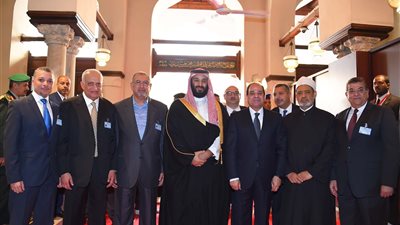 السيسي وولي العهد السعودي يفتتحان الجامع الأزهر بعد الترميم
