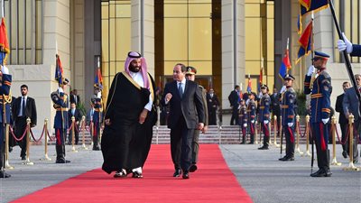 ننشر نص البيان المشترك بين مصر والسعودية حول زيارة الأمير محمد بن سلمان