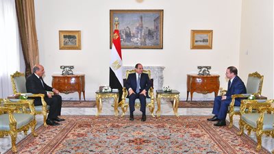 رئيس مجلس الدولة والنائب العام يؤديان اليمين أمام السيسي