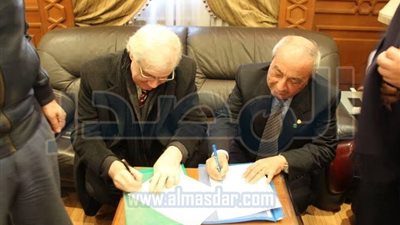 نقابة المهندسين توقع اتفاقية تعاون مع الجامعة المصرية الروسية
