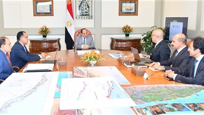 السيسي يستعرض الموقف التنفيذي للمدن الجديدة ومشروعات الطرق والمحاور