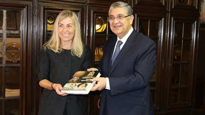 وزير الكهرباء يبحث مع سفيرة النرويج تعزيز التعاون بين البلدين