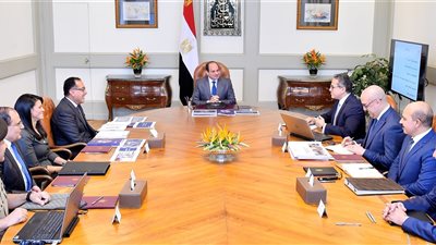 السيسي يتابع الموقف التنفيذي لمشروع المتحف المصري الكبير