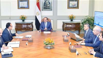 السيسي يتابع الموقف التنفيذي لمشروعات هيئة قناة السويس