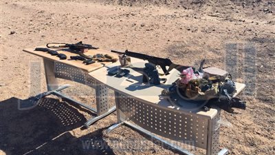 القضاء على أحد العناصر الإرهابية بوادي المطامير في سيناء