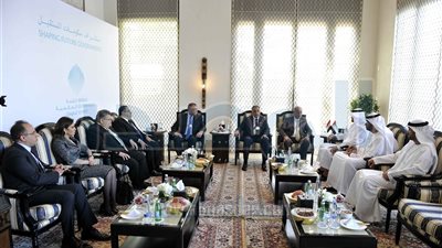 رئيس الوزراء يلتقي ولى عهد أبو ظبى على هامش القمة العالمية للحكومات