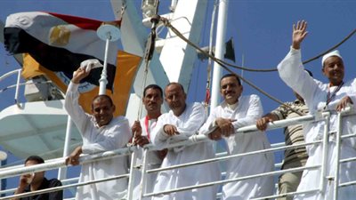 ميناء نويبع يستقبل 623 راكبًا منهم 315 معتمرًا