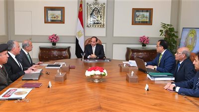 الرئيس يستعرض الموقف التنفيذي للخطة القومية لتحلية المياه
