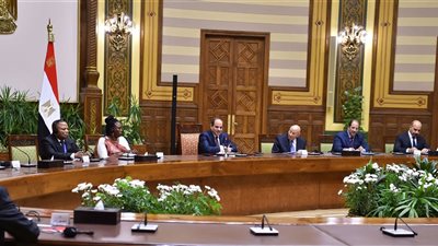 السيسي يلتقى رؤساء وفود المؤتمر الـ 12 لشبكة حقوق الإنسان الأفريقية