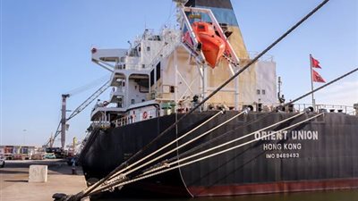 ميناء دمياط يستقبل 10 سفن للحاويات والبضائع العامة