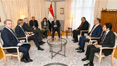 السيسي يبحث مع وزير الداخلية الألماني سبل تعزيز العلاقات الثنائية