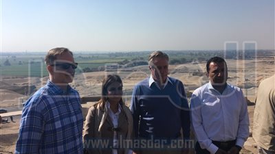 سحر نصر تتفقد مشروعات في الأقصر برفقة مستشار وزير الخارجية الأمريكي