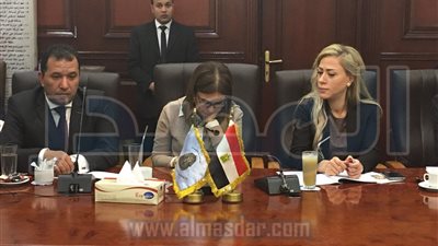 تفاصيل اجتماع وزيرة التعاون الدولي ووفد 