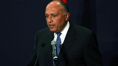 وزير الخارجية يلتقي بالمبعوث الأممي لسوريا على هامش مؤتمر 