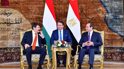 السيسي يبحث مع نظيره المجري سبل تعزيز العلاقات الثنائية
