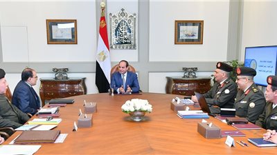 السيسي يستعرض الموقف التنفيذي لمشروعات الهيئة الهندسية بالعاصمة الإدارية