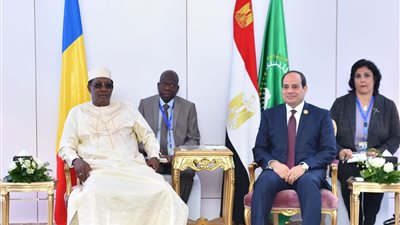 السيسي يؤكد استعداد مصر لتعزيز التعاون مع تشاد في جميع المجالات