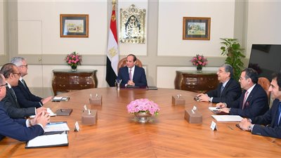 الرئيس السيسي يبحث مع شركة 