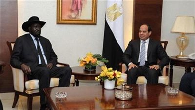 السيسي يبحث تعزيز العلاقات الثنائية مع رئيس جنوب السودان