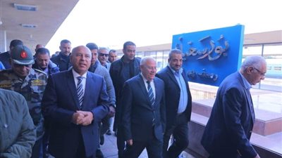 وزير النقل يفتتح محطة سكة حديد بورسعيد بعد تطويرها بتكلفة 83 مليون جنيه