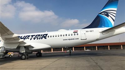 «مصر للطيران» تتسلم الطائرة الثامنة من طراز «إيرباص A220-300»