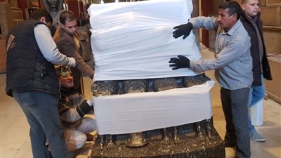 المتحف المصري الكبير يستقبل 356 قطعة آثرية جديدة