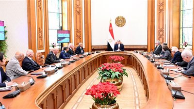 السيسي يجتمع مع المجلس الاستشاري لكبار علماء وخبراء مصر