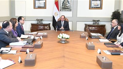 السيسي يوجه بدعم الكيانات الاقتصادية المتعثرة وتشغيل المصانع المتوقفة