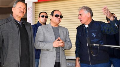 السيسي يتابع الموقف التنفيذى لتطوير عزبة الهجانة