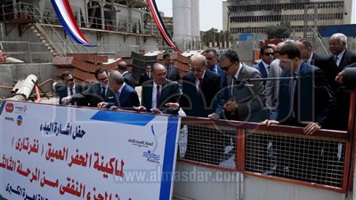 رئيس الوزراء يشهد إنطلاق أعمال حفر المرحلة الثالثة من الخط الثالث للمترو