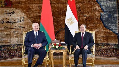 السيسي ونظيره البيلاروسي يشهدان توقيع اتفاقيات ومذكرات تفاهم مشتركة