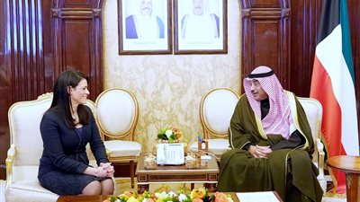 «المشاط» تبحث مع رئيس الوزراء الكويتى سبل تعزيز التعاون الثنائي