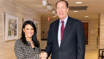 «المشاط» تبحث مع رئيس البنك الدولي مستقبل الشراكة الاستراتيجية