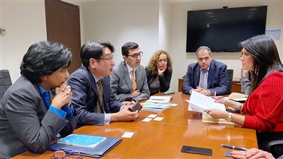 «المشاط» تبحث مع «ميجا» توسيع تقديمها ضمانات ضد مخاطر الاستثمار