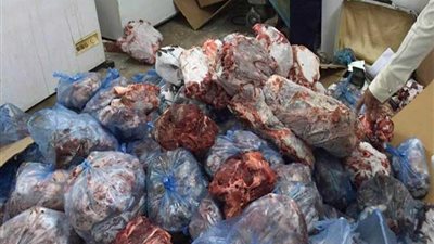 ضبط 2 طن لحوم ودواجن فاسدة في 9 محافظات خلال يومين