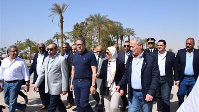 وزيرة الصحة من معبد الكرنك: السياحة آمنة في مصر ولاداعي للخوف