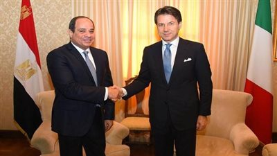 السيسي يؤكد تضامن مصر مع إيطاليا إزاء انتشار فيروس كورونا