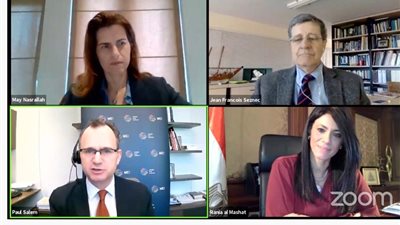 وزيرة التعاون الدولى تستعرض جهود الحكومة لمواجهة فيروس كورونا