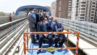 «مدبولى» يتفقد الجزء الثاني من المرحلة الرابعة للخط الثالث لمترو الأنفاق