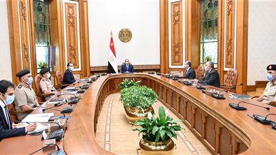 السيسى يوجه بالتوسع في رقعة استصلاح الأراضى وتطبيق نظم الرى الحديثة