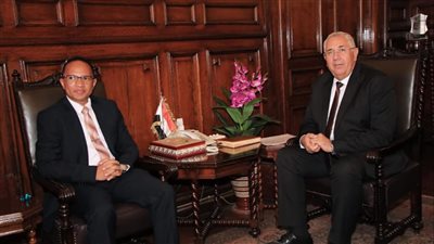 «القصير» يبحث مع وزير المياه بمدغشقر التعاون للاستفادة من التجربة المصرية في الزراعة 